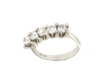 Anello Soranzo Gioielli Donna Pietre Preziose in Oro bianco Diamante 1.20 Ct NP10376577 - NP10376577